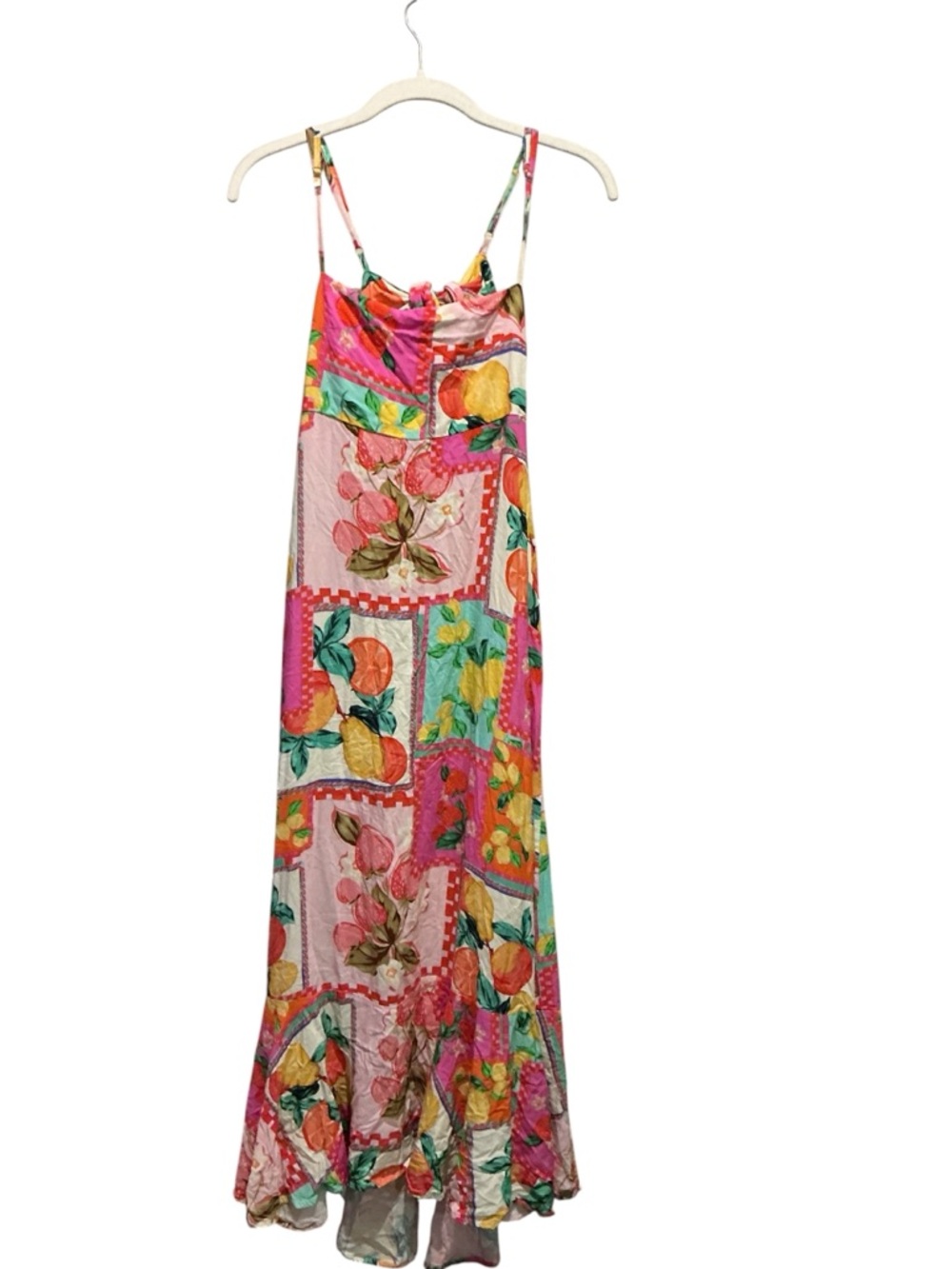 Paper Heart Fruit Patchwork High Low Maxi Dress - Picture 5 of 11